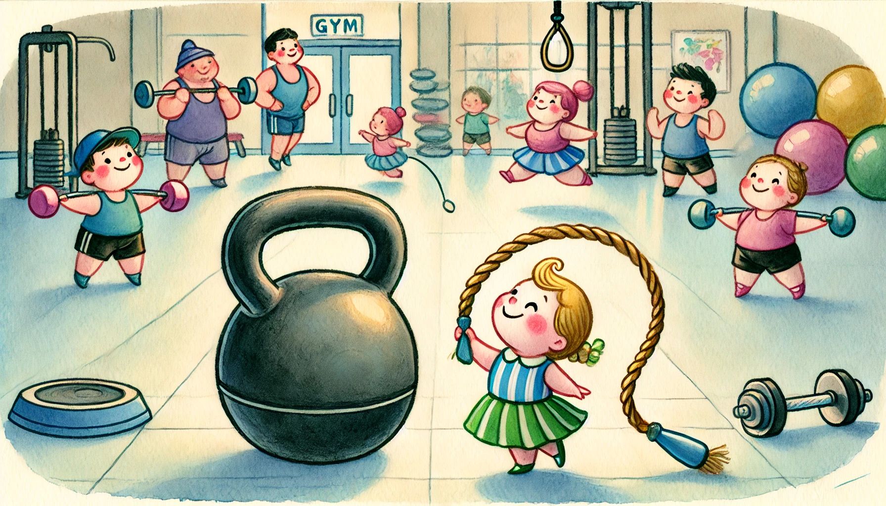 Сказка о Гире и Скакалке