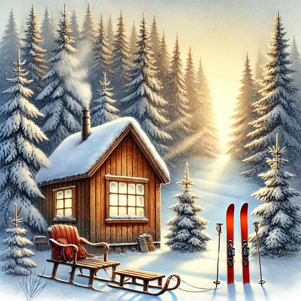 Сказка про Санки и Лыжи