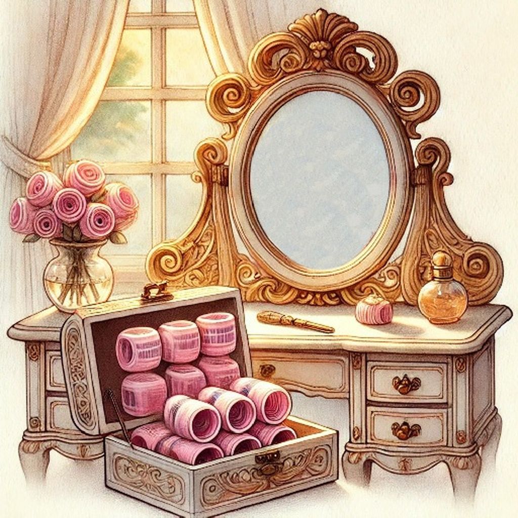 Сказка о бигуде, которая оказалась под диваном