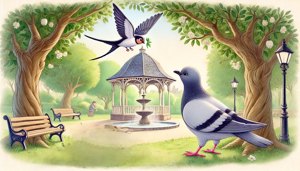 Сказка про Голубя и Ласточку