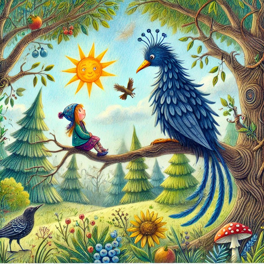 Сказка про Солнечную Поляну и перо Жар-Птицы