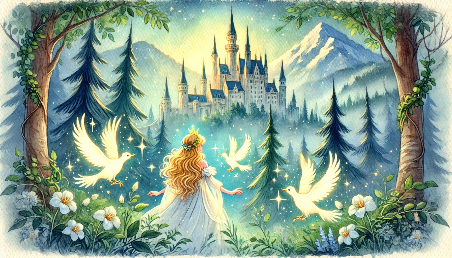 Сказка о принцессе Лиане и волшебных птицах