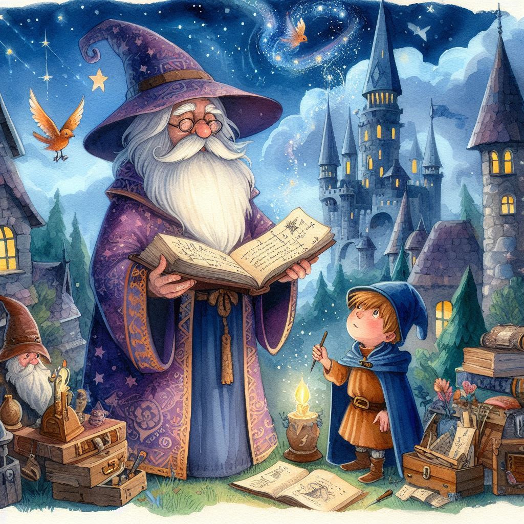 Сказка про волшебную книгу звёздного мага
