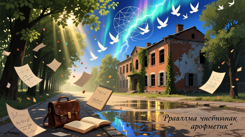 Тротуар, сквозь липовый тоннель