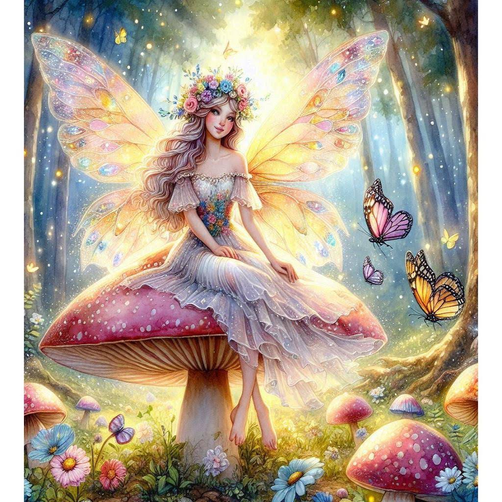 Сказка про фею по имени Светозара и паука