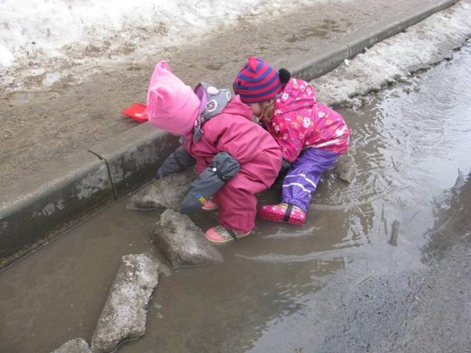 Снег раскис в Крещенские морозы