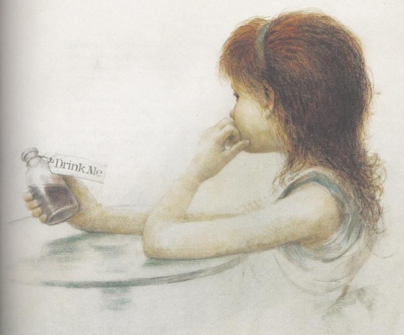 Алиса в Стране Чудес Вниз по Кроличьей Норе-6