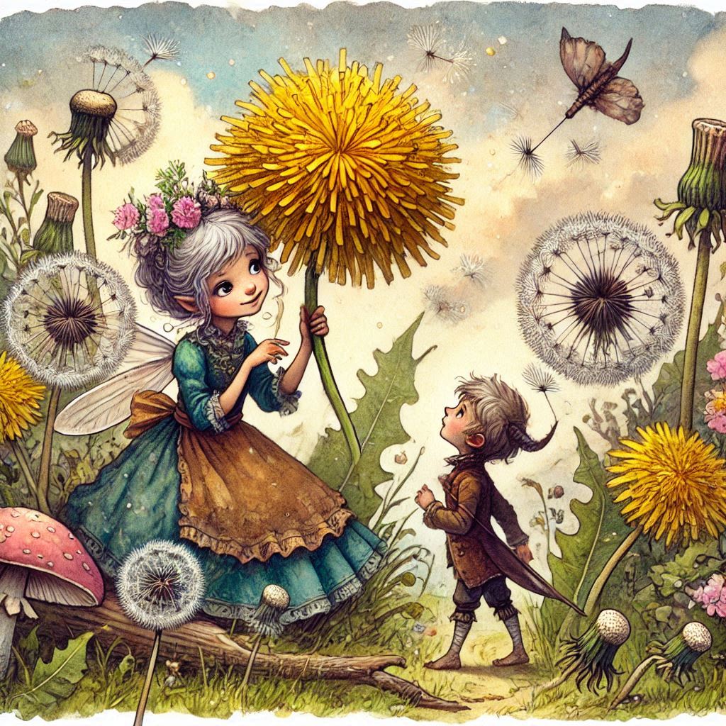 Сказка о Фее одуванчиков и маленьком тролле