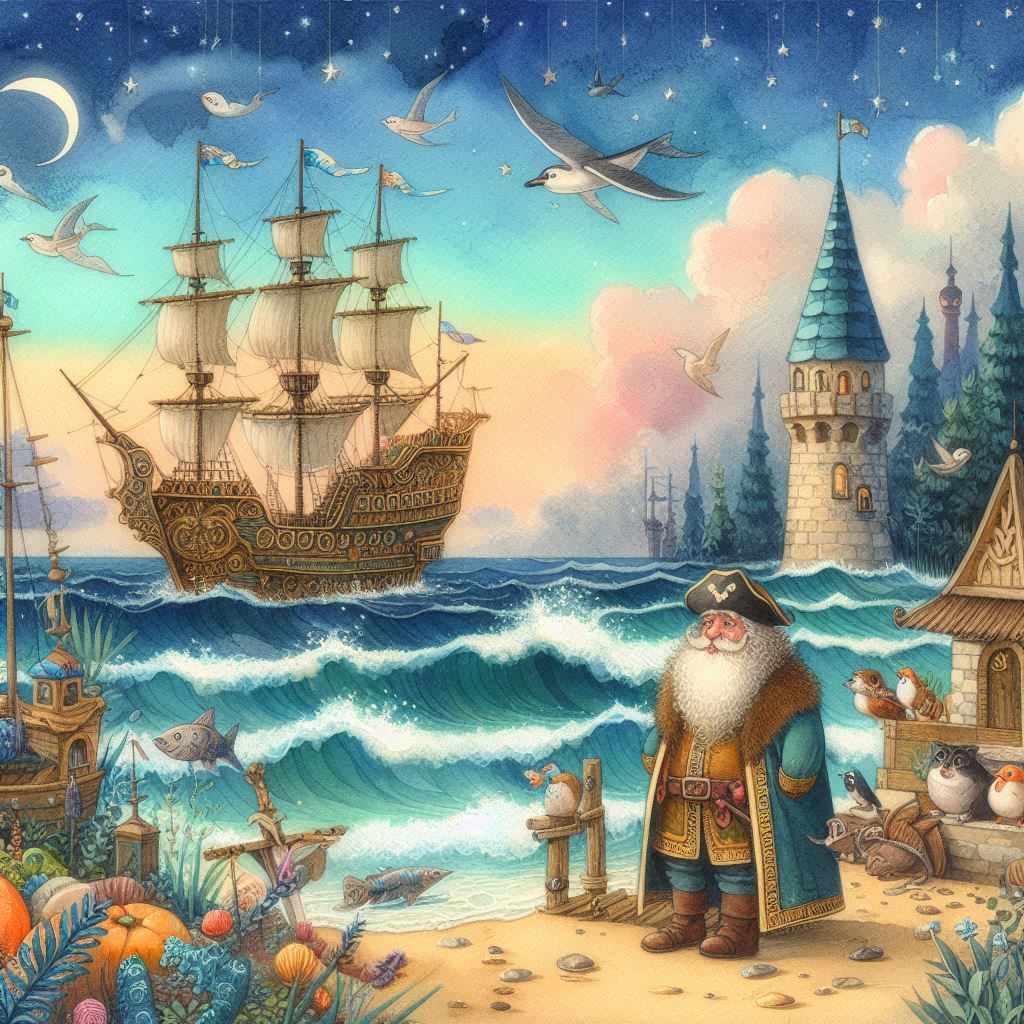 Сказка о капитане Староморе и заколдованном корабл