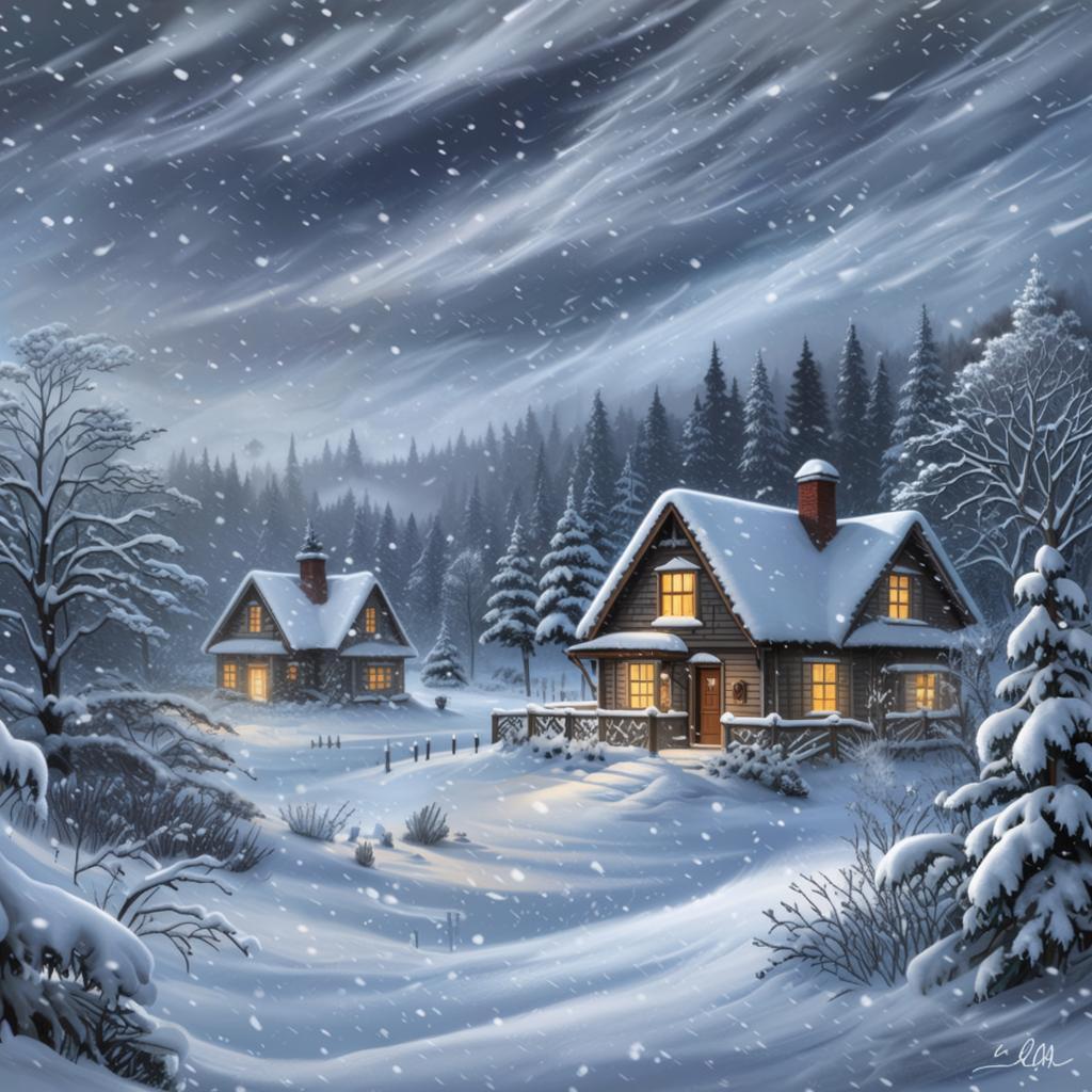 Метель и вьюга, неразлучные подруги...