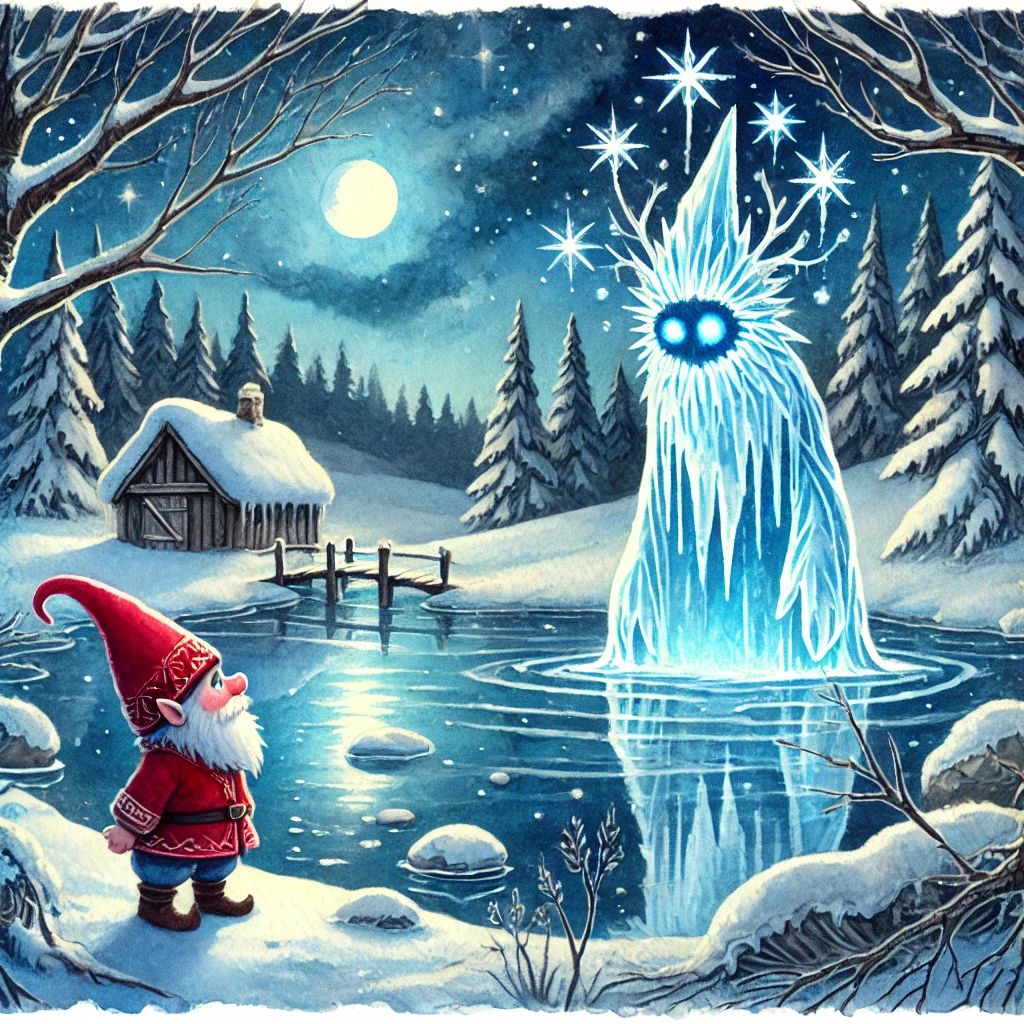 Сказка про гномика и заколдованное озеро