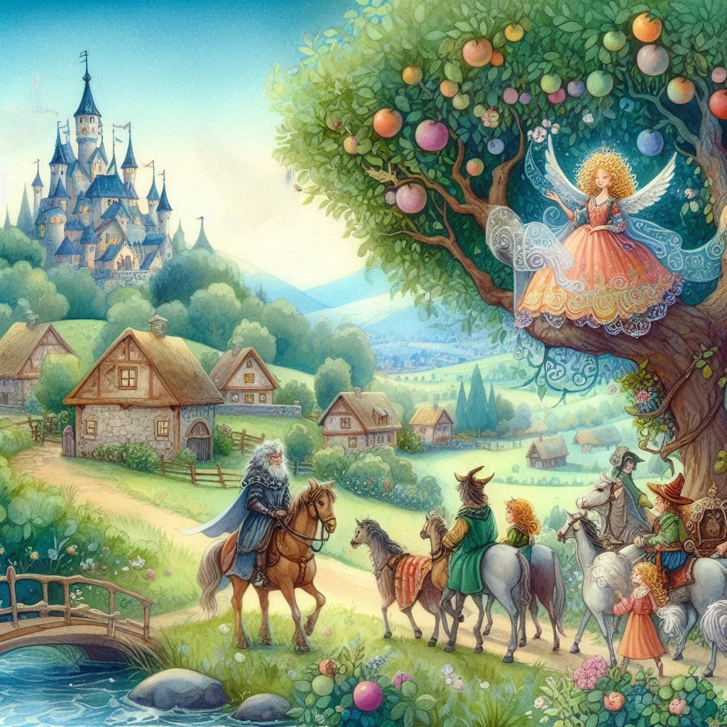 Сказка про Волшебную яблоню