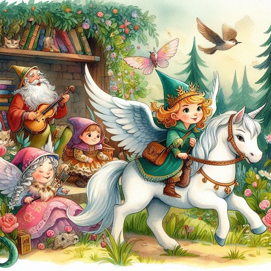 Сказка о Летучем Единороге и Волшебной Книге