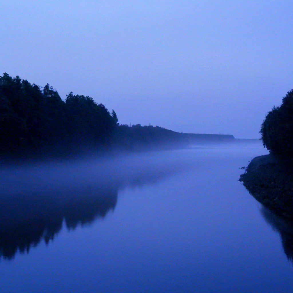 Летней ночью на речке