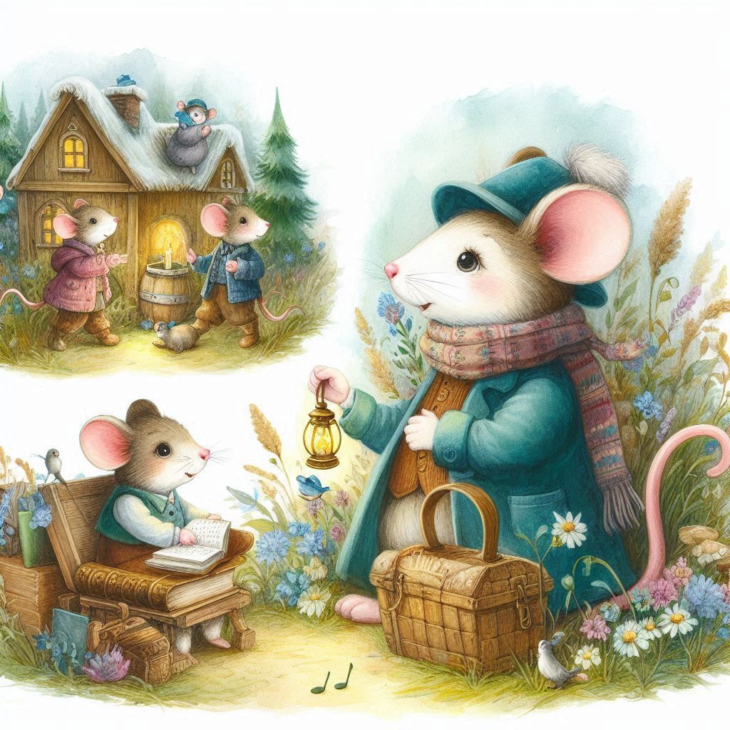 Сказка про приключения маленького мышонка