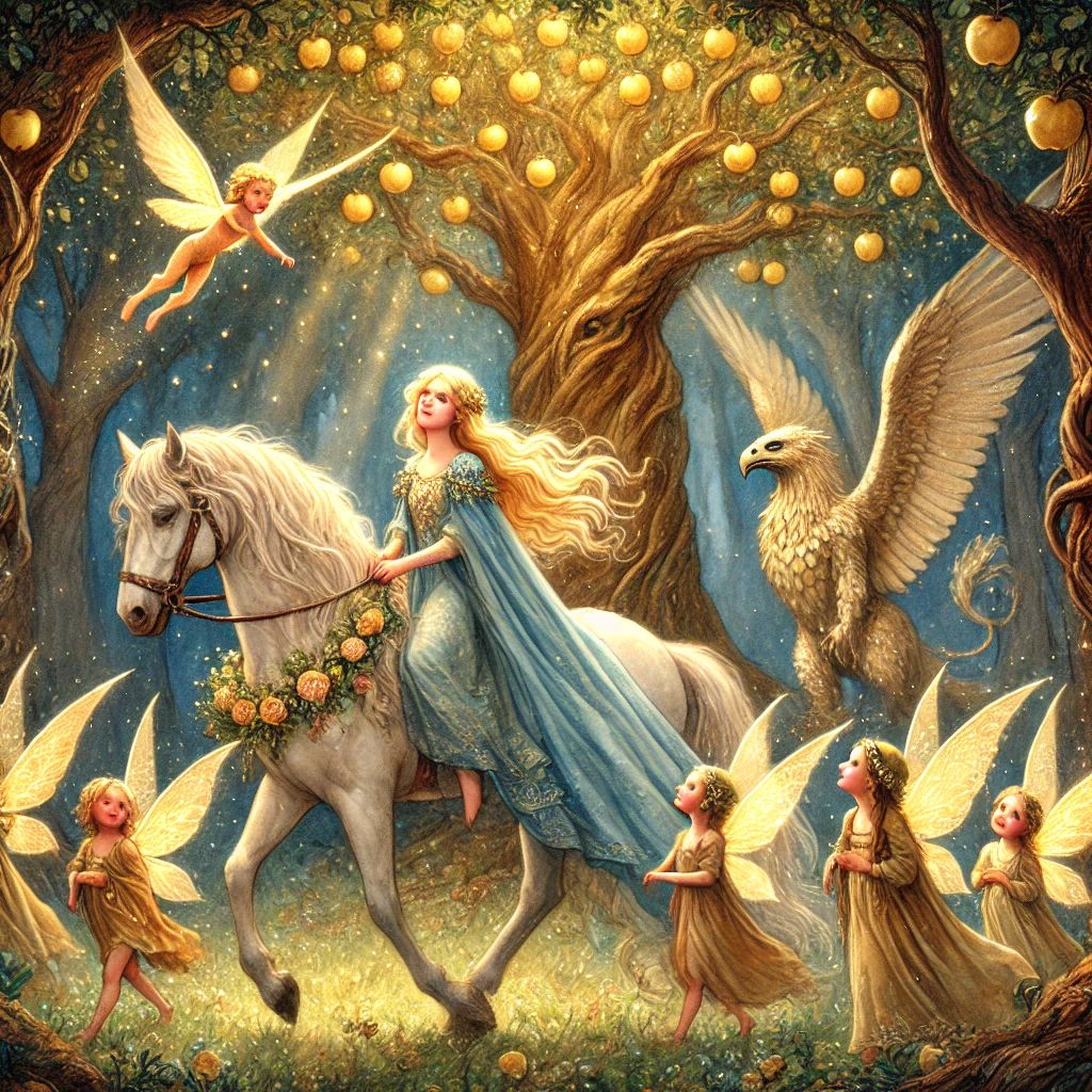 Сказка про золотое яблоко королевы