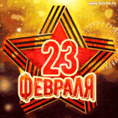 С праздником 23 Февраля!