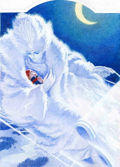 Монолог Снежной Королевы со спящим Каем на руках