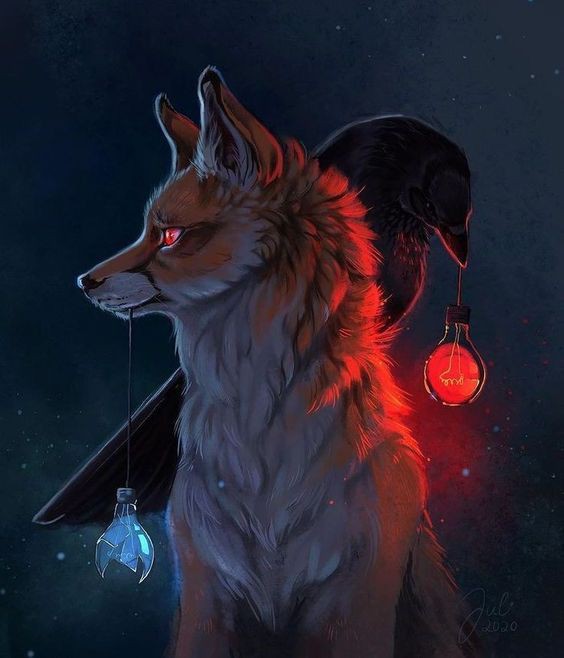 Лис и ворон