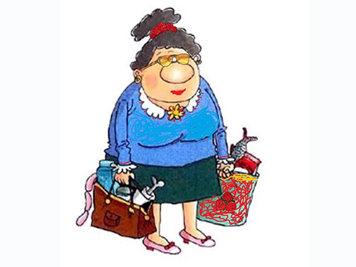 Покупки тёти Зины