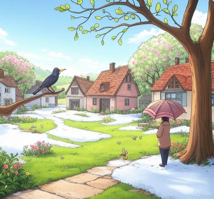 Пришёл апрель стуча дождём