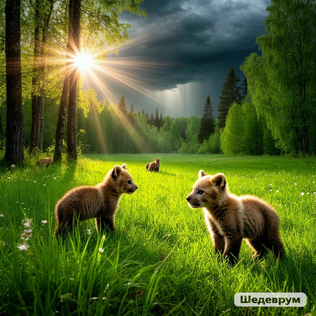 Луч солнца золото рассыпал