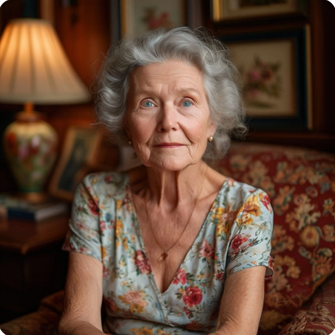 Добродушная бабуля