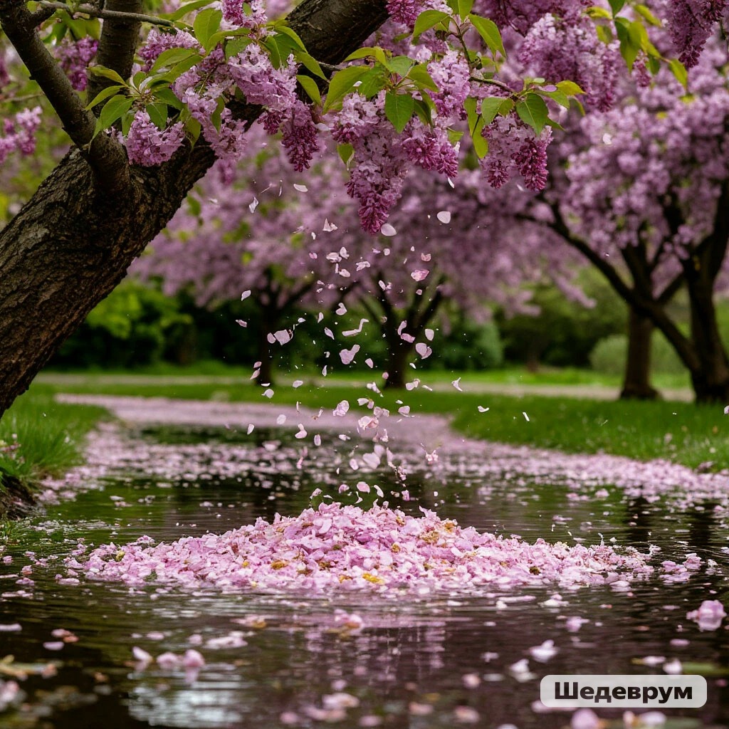 Соцветья старых абрикосов