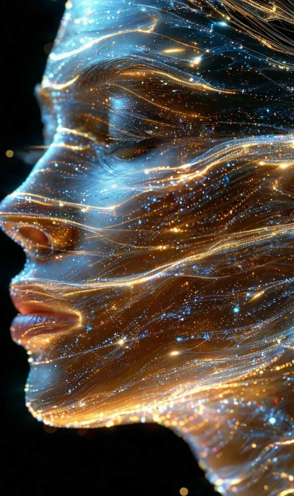 Сквозь галактики разные движется