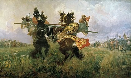 Авилов Михаил. Пересвет и Челубей