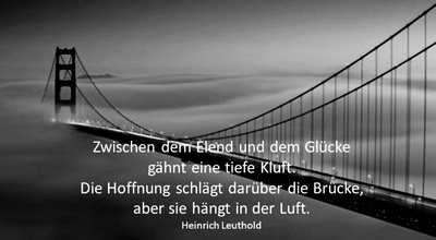 Heinrich Leuthold - Sprueche 63 Hoffnungbruecke