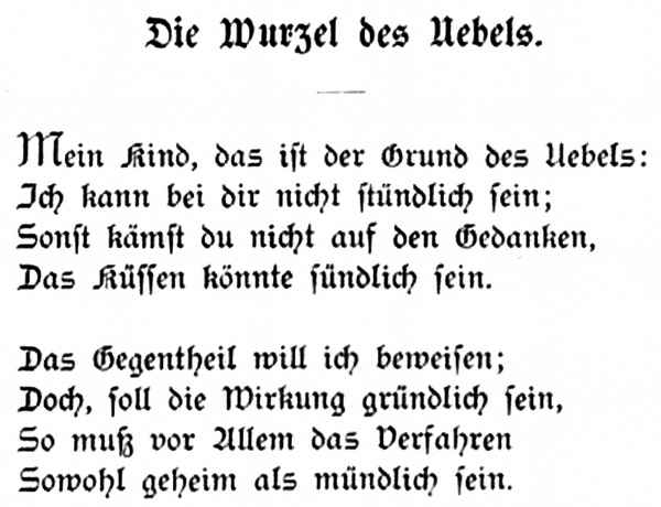 Heinrich Leuthold - Die Wurzel des Uebels