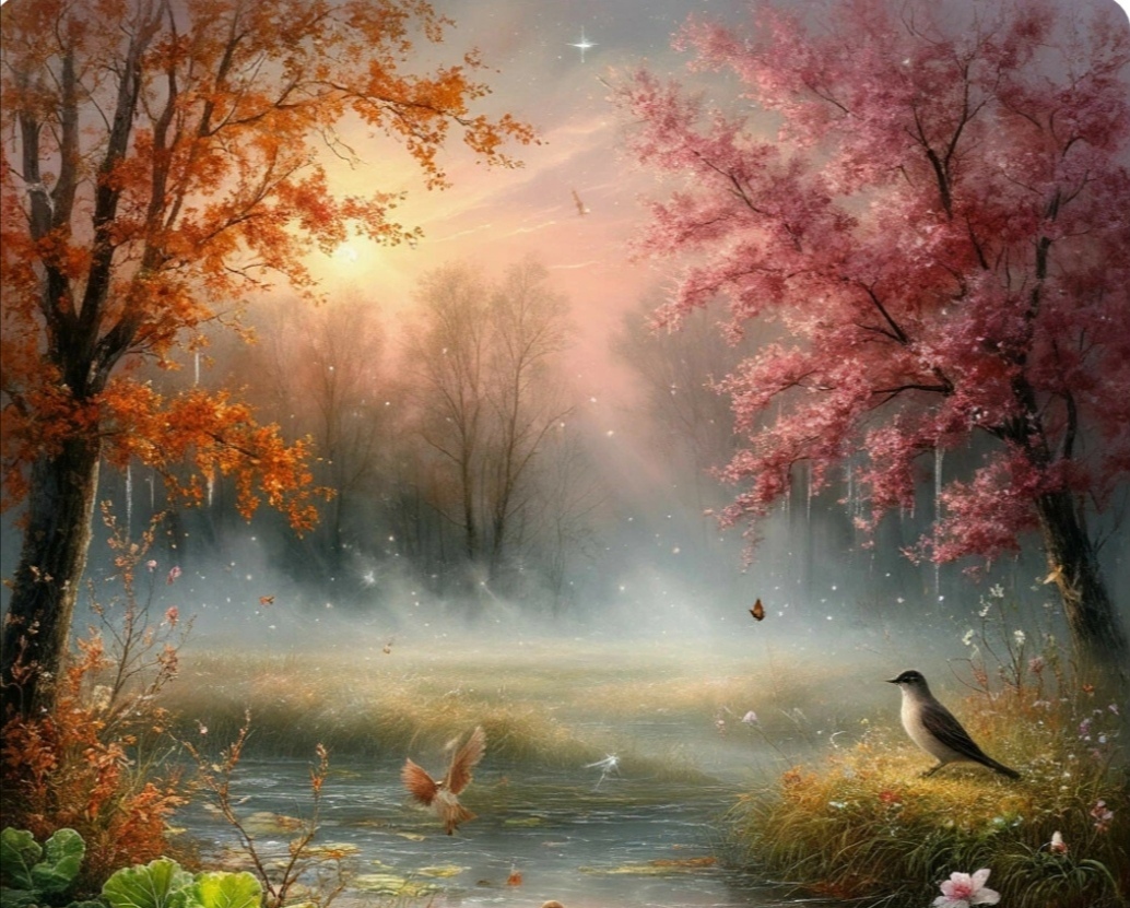 Весна своим умильным звуком