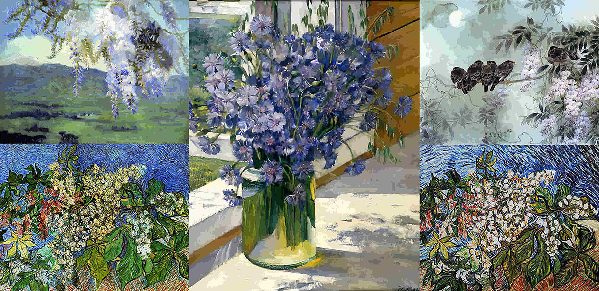 Охапка васильков