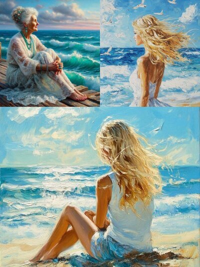 Он рисовал Её портрет