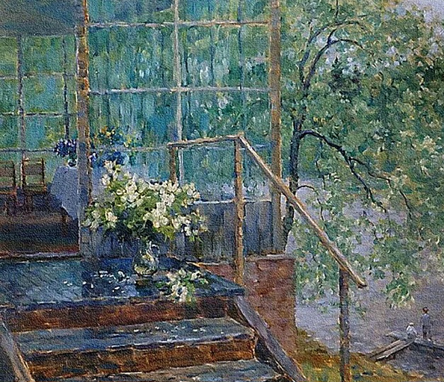 Промокший сад