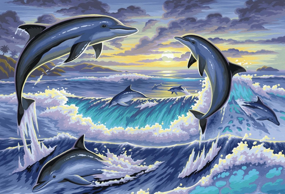 Средь морской синевы...