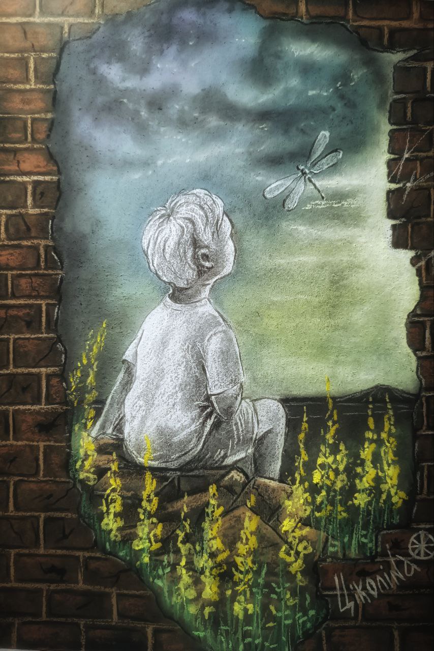 Я сидел там маленький, седой