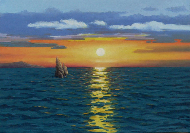 Солнце буквой О