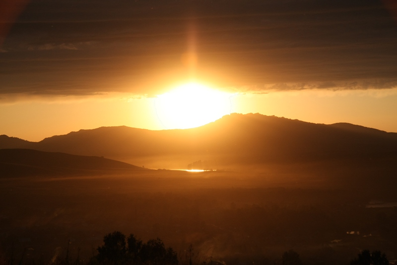 Закат вмешался...