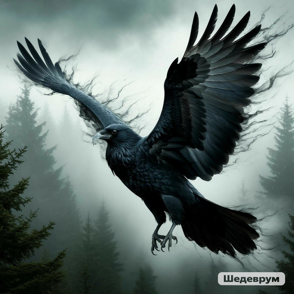 Птица с размахом крыла