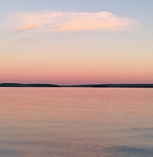 Вечер синей грёзой