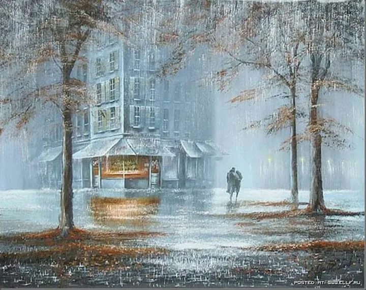 Тучи раздобрели от дрожжей...