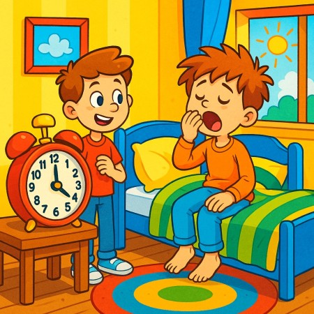 Заснувший будильник