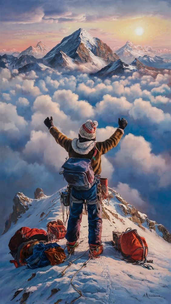 Альпинист..