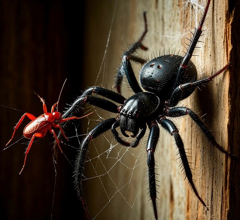 Паучье тараканьи разборки