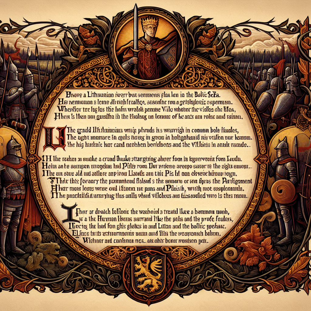 Баллада о Литвине Litwin