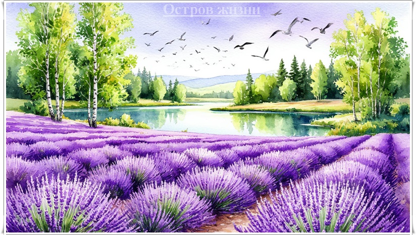 Лавандовый шёпот. Остров жизни