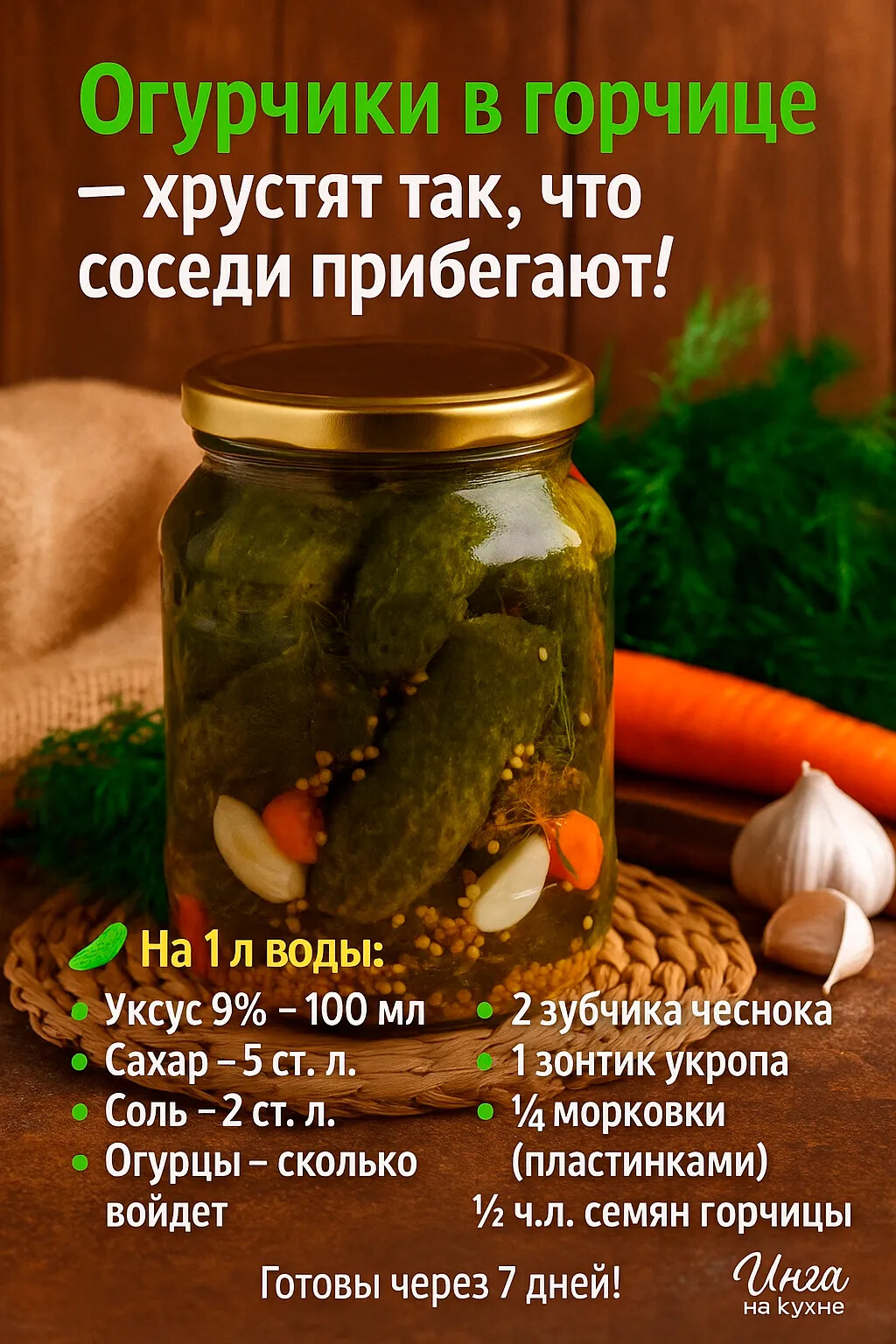 Огурцы пикантные
