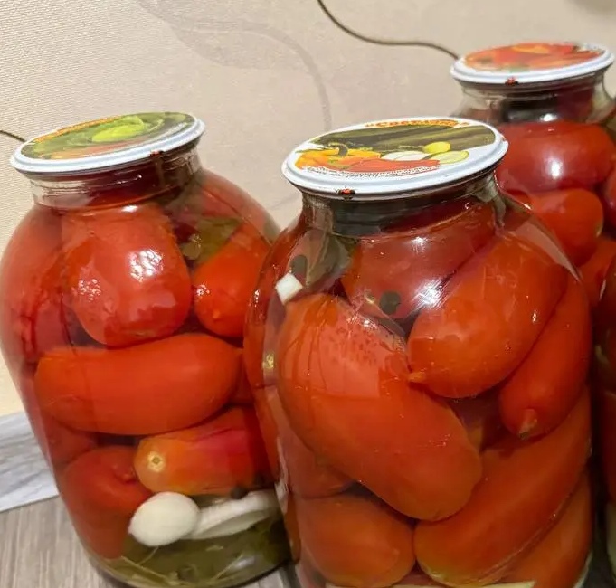 Заготовка помидоры на зиму